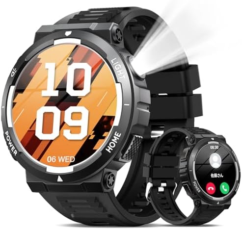 图片[1]-スマートウォッチ【2025業界新登場 軍用規格 懐中電灯】 Blue…-日本亚马逊论坛-海外推广-同舟