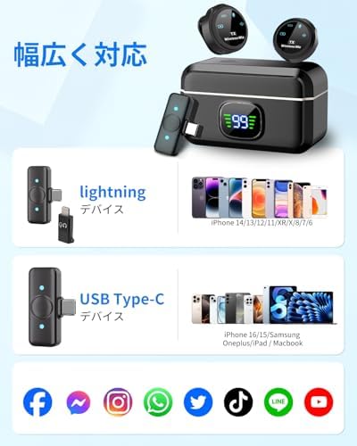 图片[4]-ピンマイク ワイヤレス 【高感度・高機能・業界新型】 iPhone/…-日本亚马逊论坛-海外推广-同舟