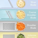 スライサー 千切り 1台4役 キャベツ千切りスライサー ポテトカッ...-同舟