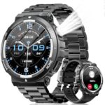 スマートウォッチ 軍用規格 Bluetooth通話 Line/メッセ...-同舟