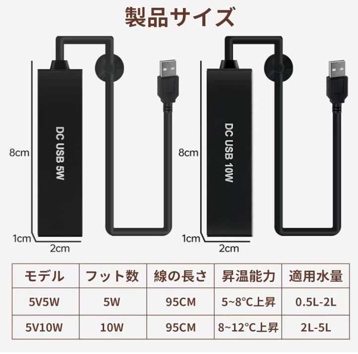 鱼缸加热棒 1个装 usb接口 5W 10W可选
20元包邮-日本亚马逊论坛-海外推广-同舟