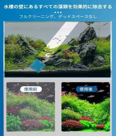 磁性水族箱鱼缸玻璃藻刮刀 15元包邮-日本亚马逊论坛-海外推广-同舟