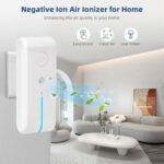 空気清浄機 マイナスイオン 小型 除菌脱臭機 消臭 静音 コンセント...-同舟