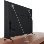 テレビ転倒防止ワイヤー 2本セット テレビ 家具用 耐震固定 落下防...-同舟