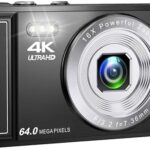デジタルカメラ 4K 64MP デジカメ AFオートフォーカス 笑顔...-同舟