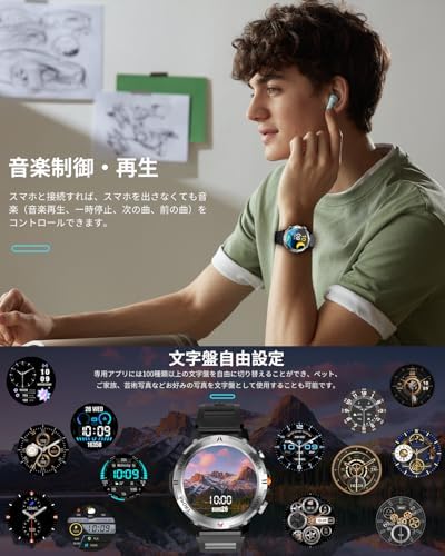 图片[6]-スマートウォッチ Bluetooth通話【2026新登場】 LINE…-日本亚马逊论坛-海外推广-同舟