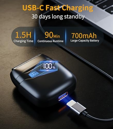 图片[5]-ひげそり 電動シェーバー メンズ 小型 人気【往復式3枚刃・9500…-日本亚马逊论坛-海外推广-同舟