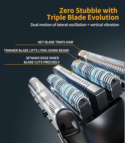 图片[3]-ひげそり 電動シェーバー メンズ 小型 人気【往復式3枚刃・9500…-日本亚马逊论坛-海外推广-同舟