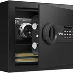 SAFE デラックス金庫 ロックボックス 貯金箱 デジタルキーパッド...-同舟