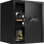 SAFE デラックス金庫 ロックボックス デジタルキーパッド スチー...-同舟
