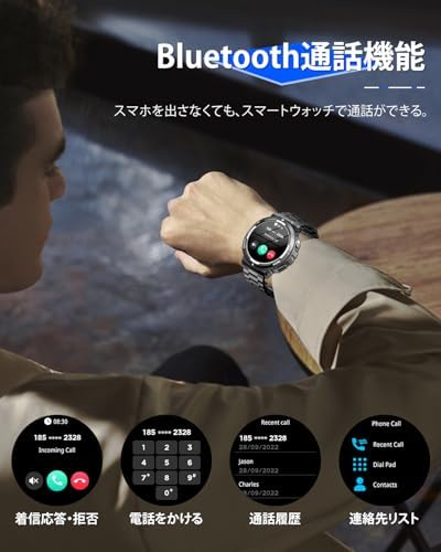 图片[3]-スマートウォッチ 通話機能 軍用規格 LINE通知 スポーツウォッチ…-日本亚马逊论坛-海外推广-同舟