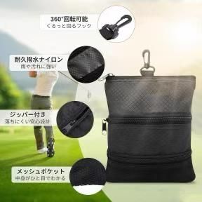 图片[3]-三层容量高尔夫便携拉链球袋   黑色+【木钉】70mm*10 18元包…-日本亚马逊论坛-海外推广-同舟